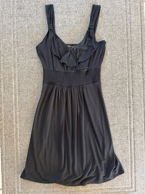 WHBM Black Ruffled Dress - Size S